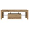 vidaXL TV-Schrank mit LED Artisan-Eiche 120x36,5x40 cm Holzwerkstoff
