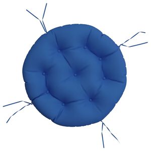 vidaXL Kissen Rund K&ouml;nigsblau &Oslash; 60 x11 cm Oxford-Gewebe