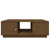 vidaXL Couchtisch Honigbraun 100x50x35 cm Massivholz Kiefer