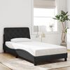vidaXL Bettgestell ohne Matratze Schwarz 100x200 cm Samt