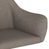vidaXL Esszimmerst&uuml;hle 2 Stk. Drehbar Taupe Stoff