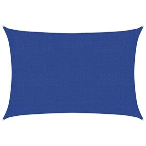 vidaXL Sonnensegel 160 g/m&sup2; Blau 2x2,5 m HDPE