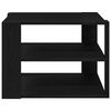 vidaXL Couchtisch Schwarz Eichen-Optik 59,5 x 59,5 x 40 cm
