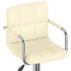 vidaXL Barhocker Creme Kunstleder