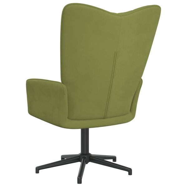 vidaXL Relaxsessel Hellgr&uuml;n Samt