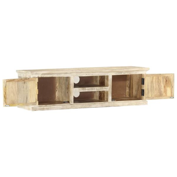 vidaXL TV-Schrank 130&times;30&times;36 cm Massivholz Mango