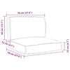 vidaXL Palettenkissenset 2 pcs Tropischer Dschungel Oxford-Stoff