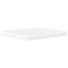 vidaXL Schaumstoffmatratze Wei&szlig; 200x210 cm H&auml;rtegrad H2 H3