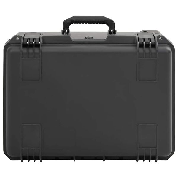 vidaXL Koffer für Flugreise Tragbar Schwarz 54x41,5x29 cm PP