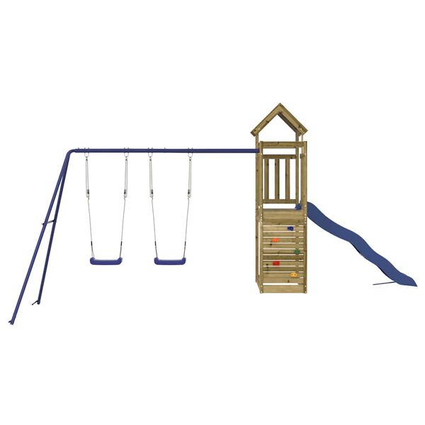vidaXL Spielturm Impr&auml;gniertes Kiefernholz