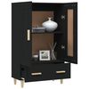 vidaXL Highboard Schwarz 70x31x115 cm Holzwerkstoff
