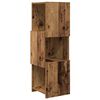 vidaXL Eckschrank Altholz 30,5x30x95cm Holzwerkstoff