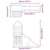 vidaXL Spielturm Impr&auml;gniertes Kiefernholz