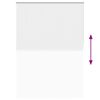 vidaXL Verdunkelungsrollo 144,4 x 230 cm, Stoffbreite 140 cm, Wei&szlig;