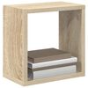 vidaXL W&uuml;rfelregale 6 Stk. Wei&szlig; und Sonoma-Eiche 26x15x26 cm