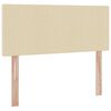 vidaXL Aufbewahrungsbett mit Matratze Creme 120 x 200 cm Holzwerkstoff