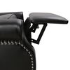 vidaXL Massagesessel Schwarz Gl&auml;nzendes Kunstleder