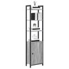vidaXL B&uuml;cherregal Graues Sonoma 40 x 24 x 161 cm Holzwerkstoff