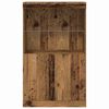 vidaXL LED-Sideboard Braun 60 x 37 x 100 cm Holzwerkstoff