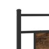 vidaXL Bettgestell ohne Matratze R&auml;uchereiche 90x200 cm Holzwerkstoff