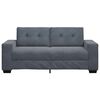 vidaXL Zweisitzer-Sofa Dunkelgrau 180x77x82 cm Samt
