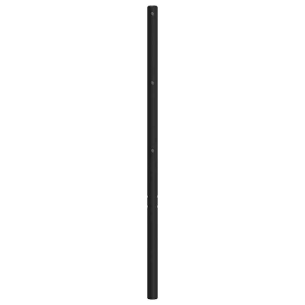 vidaXL Ersatz-Kopfteil Metall Schwarz 160 cm