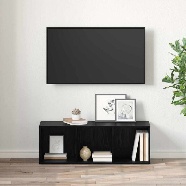 vidaXL TV-Schrankset Schwarz 72 x 35 x 37 cm Holzwerkstoff