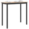 vidaXL Bartisch Natur 110 x 55 x 105 cm Massives Kiefernholz