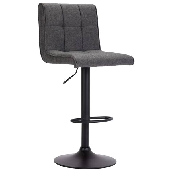 vidaXL 3-tlg. Bar-Set Schwarz und Dunkelgrau