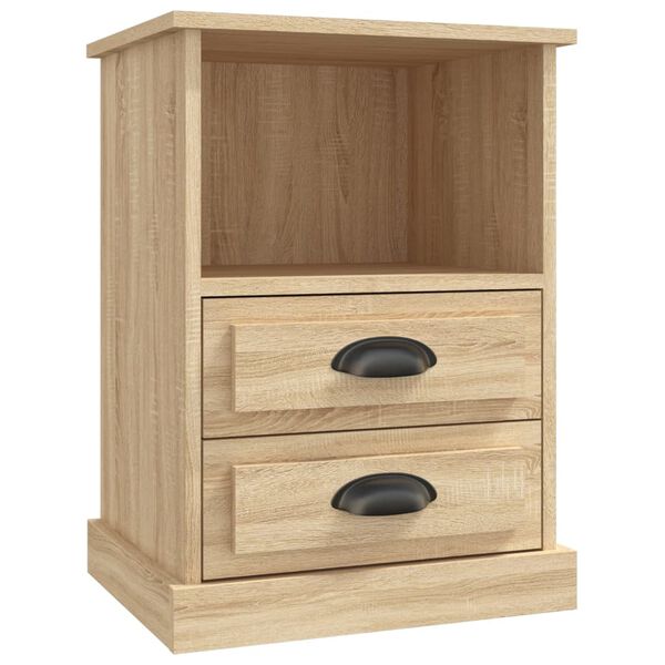 vidaXL Nachttisch Sonoma-Eiche 43x36x60 cm