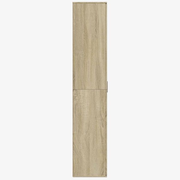 vidaXL Highboard Sonoma-Eiche 80x35x180 cm Holzwerkstoff