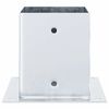 vidaXL Pfostentr&auml;ger Quadratisch 12 Stk. 101x101mm Stahl Verzinkt
