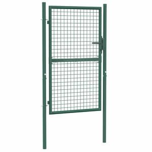 vidaXL Zauntor Stahl 100x150 cm Gr&uuml;n