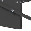 vidaXL H&uuml;hnertretfeeder Schwarz 48,5 x 39,5 x 19 cm