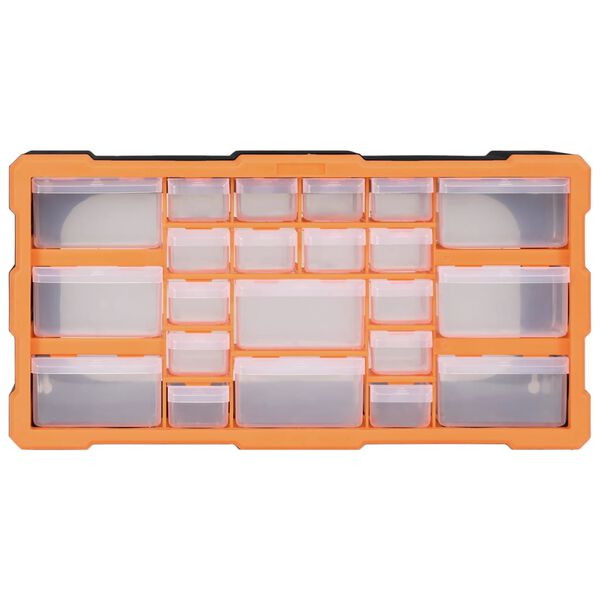 vidaXL Multi-Schubladen-Organizer mit 22 Schubladen 49x16x25,5 cm