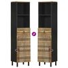 vidaXL Badschrank 38x33,5x160 cm Massivholz Mango