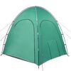 vidaXL Poolzelt Meergr&uuml;n 366 x 305 x 231 cm Polyester und Fiberglas