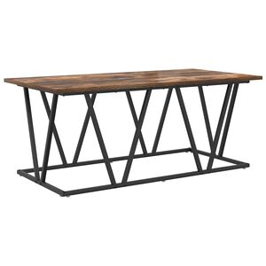 vidaXL Couchtisch Ger&auml;ucherte Eiche 100 x 50 x 40 cm
