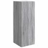vidaXL Wandschrank 33 x 34,5 x 90 cm Holzwerkstoff Sonoma-Grau
