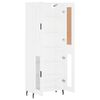 vidaXL Highboard Wei&szlig; 69,5x34x180 cm Holzwerkstoff