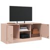 vidaXL TV-Schrank Rosa 99x39x44 cm Stahl