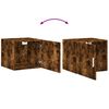 vidaXL Wandschrank R&auml;uchereiche 45x42,5x40 cm Holzwerkstoff