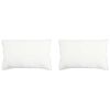 vidaXL Kopfkissen 2 stk. 60 x 70 cm Bambusfaser Wei&szlig;