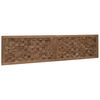 vidaXL Kopfteil Wandmontiert Natur 180 cm Massivholz Teak