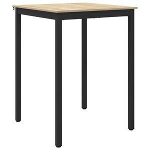 vidaXL Stehtisch Holzwerkstoff Quadratisch