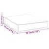 vidaXL Kissen Weinrot 70 x 70 x 12 cm Oxford-Stoff
