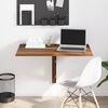 vidaXL Wand-Klapptisch Braun Eichen-Optik 100x60x56 cm Holzwerkstoff