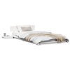 vidaXL Bettgestell Braun 75 x 190 cm Holz