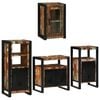vidaXL Badezimmerm&ouml;bel-Set 4 stk. Mehrfarbig 55 x 35 x 60 cm
