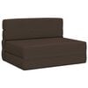vidaXL Klappsofa Bett Taupe 100 x 80 x 60 cm Stoff